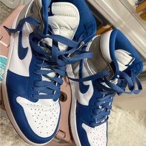 Nike Air Blue and Gray Sneakers